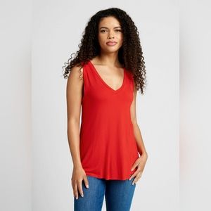 Modcloth Endless Possibilities Tank Top, Cardinal Red, size 1x